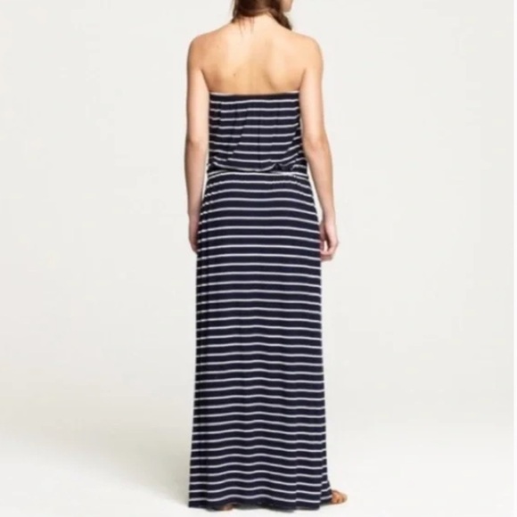 J. Crew Strapless Maxi Striped Dress, Amie Style, with pockets, Size XXS!•Boho - Picture 4 of 15